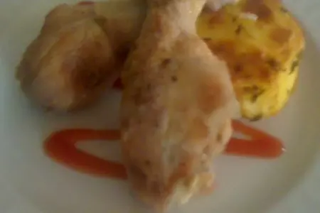 Курица в яблочном соку