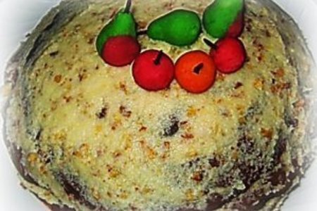 Фото к рецепту: Праздничный слоёный торт