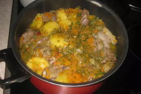 Баранина тушеная с картошкой