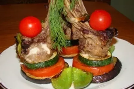 Фашированная баранья корейка
