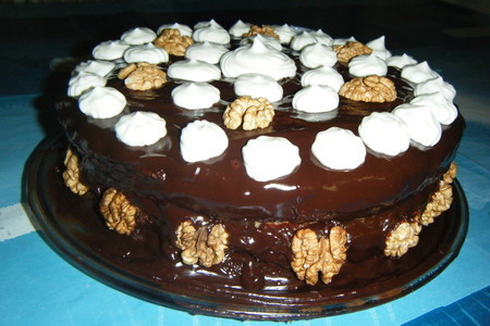 Торт шоколадно-ореховый простейший