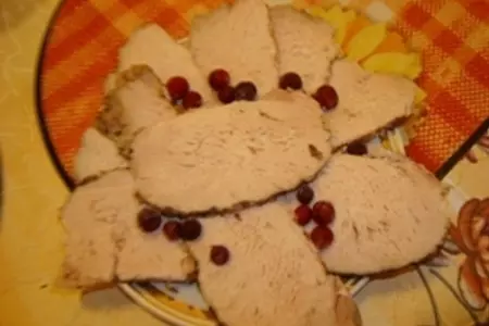 Свинина клюквенная