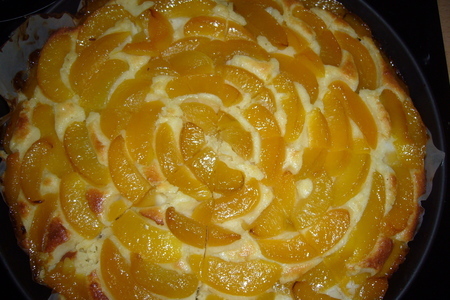Пирог персиковый