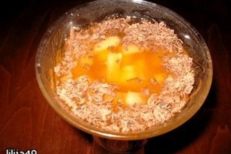 Десерт ананасовая прохлада
