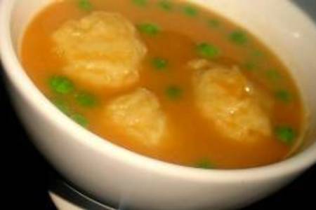 Суп пюре из тыквы и чечевицы с картофельными клёцками