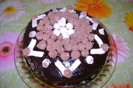 Торт "шоколодная звездочка"