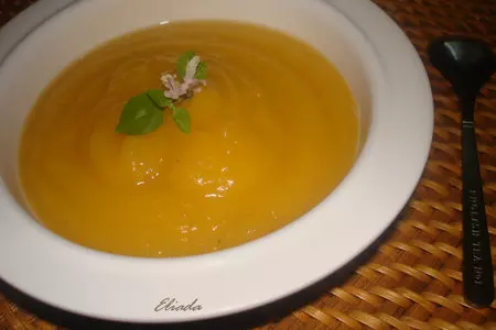 Пюре из банана,тыквы и яблочка