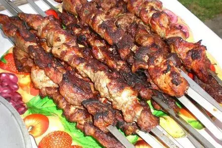 Шашлык "пьяная свинья"