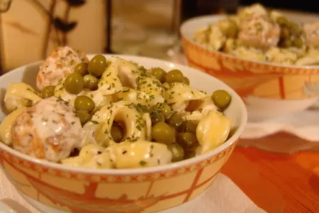 Рыбные шарики с тортеллини