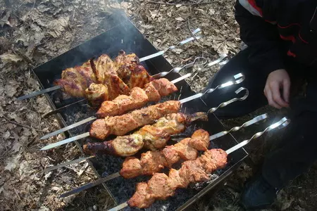 Шашлычек в томатном маринаде