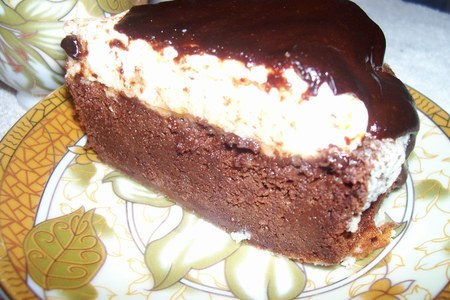 Торт шоколадный с безе (без муки)