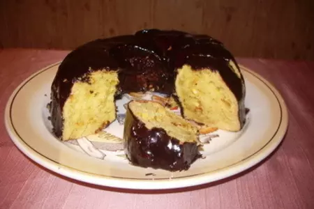 Кекс с цедрой апельсина.