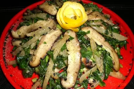 Теплый закусочный салат " радуга вкусов"