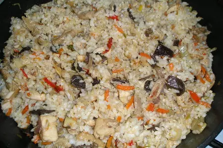 Китайская смесь с рисом