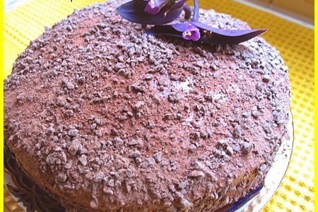 Торт из свеклы с шоколадным кремом