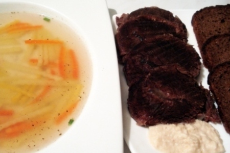 Фото к рецепту: Суп из мяса изюбря (рецепт – информация, не для оценки)