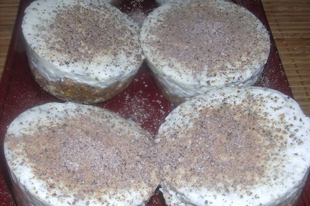 Мятно-творожные пирожные (чизкейки)