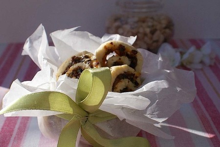 Печенье с сухофруктами и орешками