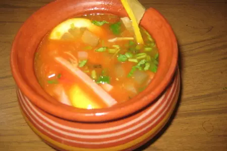 Ядрёный суп похмелка.