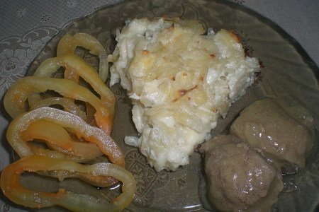 Запеканка картофельная с плавленным сыром