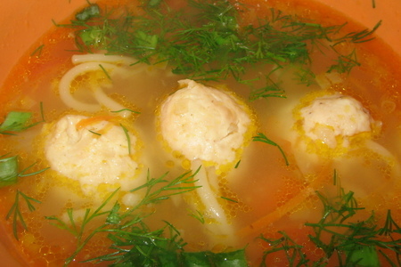 Суп с фрикадельками для маленьких приверед