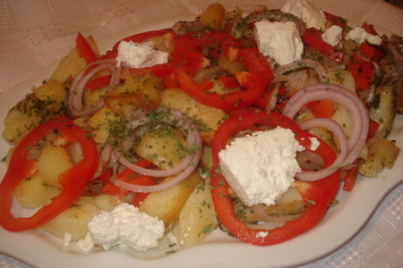 Картофель запечёный по-гречески