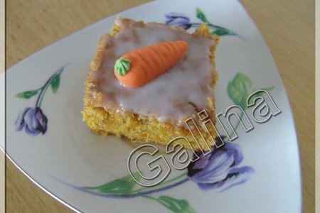 Морковно-ореховые пирожные
