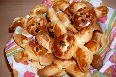 И у нас сегодня =зайци пасхалные=   :)