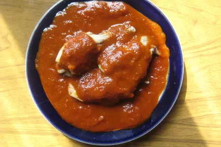Афганское жаркое "курочка под соусом "кабуль"".