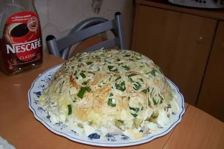 Салат "розы любимому"