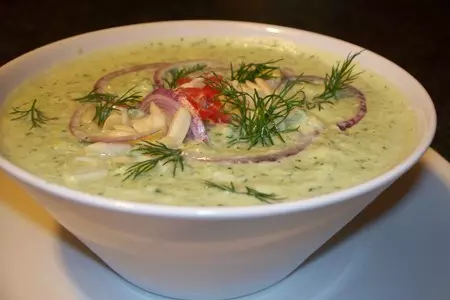 Суп gazpacho (гаспачо)  от самого модного шеф повара калифорнии  michelle bernstein