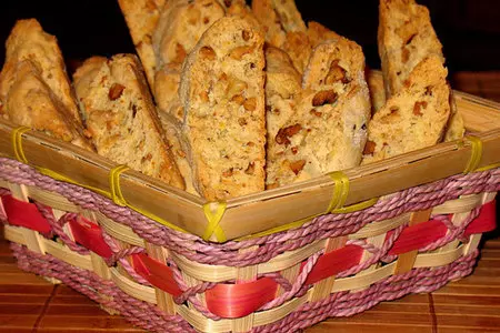 Бискотти с грецкими орехами