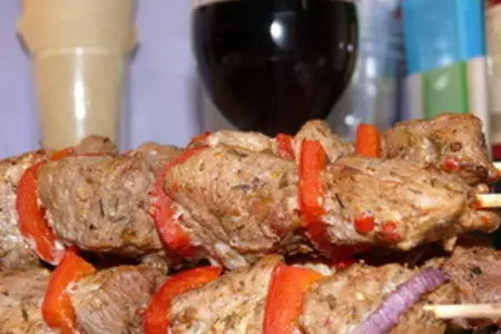 Быстрый шашлык на шпажках дома