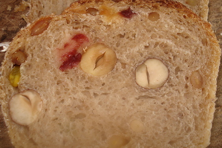 Фото к рецепту: Хлеб "мюсляной" (ха-ха!) - с мюсли