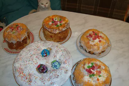 Светлая пасха куличи