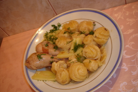 Фото к рецепту: Немецкий штрудель с курицей