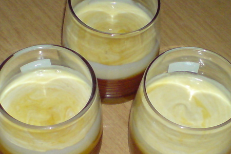 Фото к рецепту: Мраморный крем из манго и сливок
