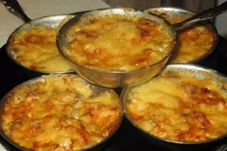 Жульен с кинзой