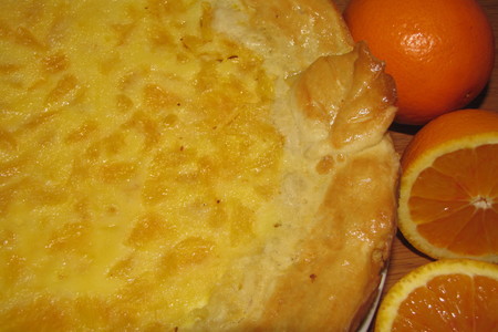 Фото к рецепту: Пирог "оранжевое настроение"