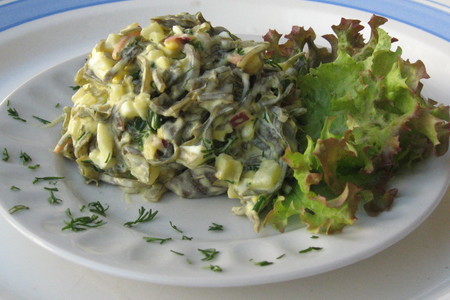 Салат с морской капустой(вариант)