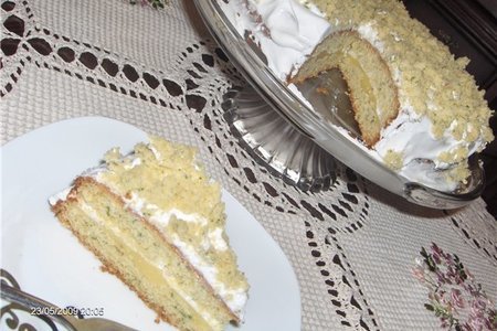 Сладкий тортик со шпинатом (типа greencake)