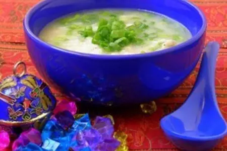 Рисовый суп с курицей(chicken congee)