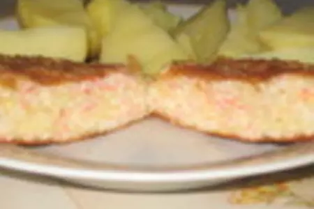 Котлетки из крабового мяса