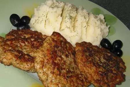Оладьи из мяса