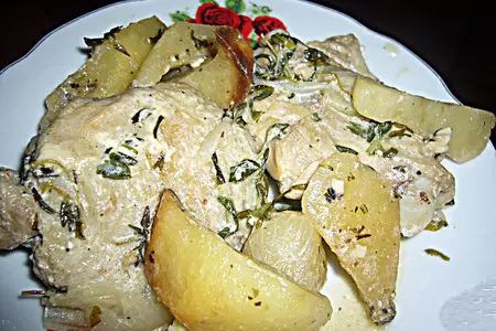 Курятина с тархуном по-французски