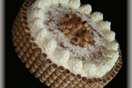 Торт с творожным кремом "нежность"
