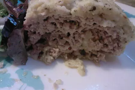 Телятина в кабачковой шубке