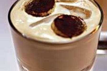 Молочно-кофейный коктейль с мороженым