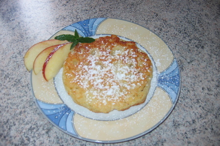 Apfel-pancakes или oладьи с яблоком