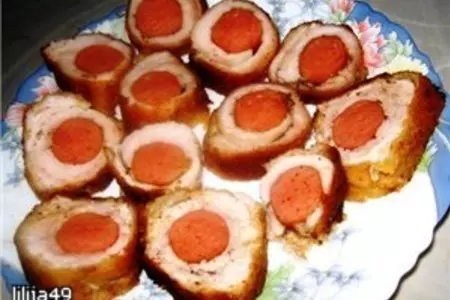 Куриный рулет "секрет"